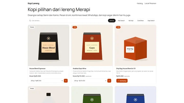 Plugin WordPress Katalog & Order via WhatsApp (Tanpa WooCommerce)